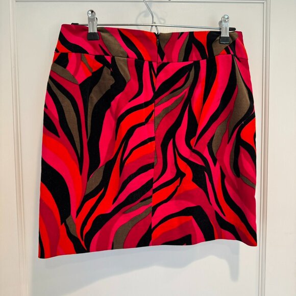 Trina Turk Velvet Mod Stripe Mini Skirt - Picture 2 of 5